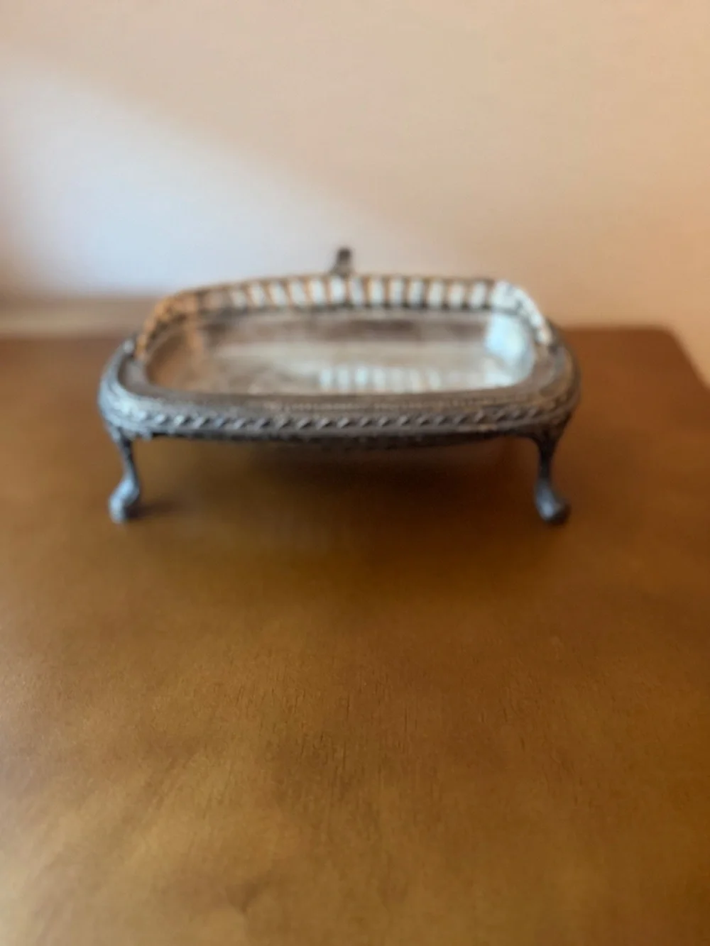 Vintage butter dish
